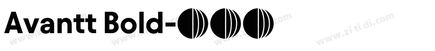 Avantt Bold字体转换